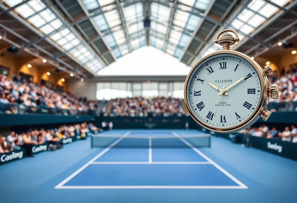 Rado timekeeping at the Nexo Dallas Open tennis tournament
