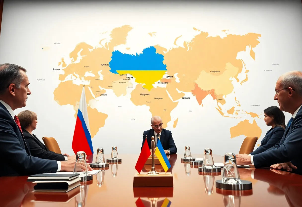 Diplomatic meeting for Ukraine Russia peace talks