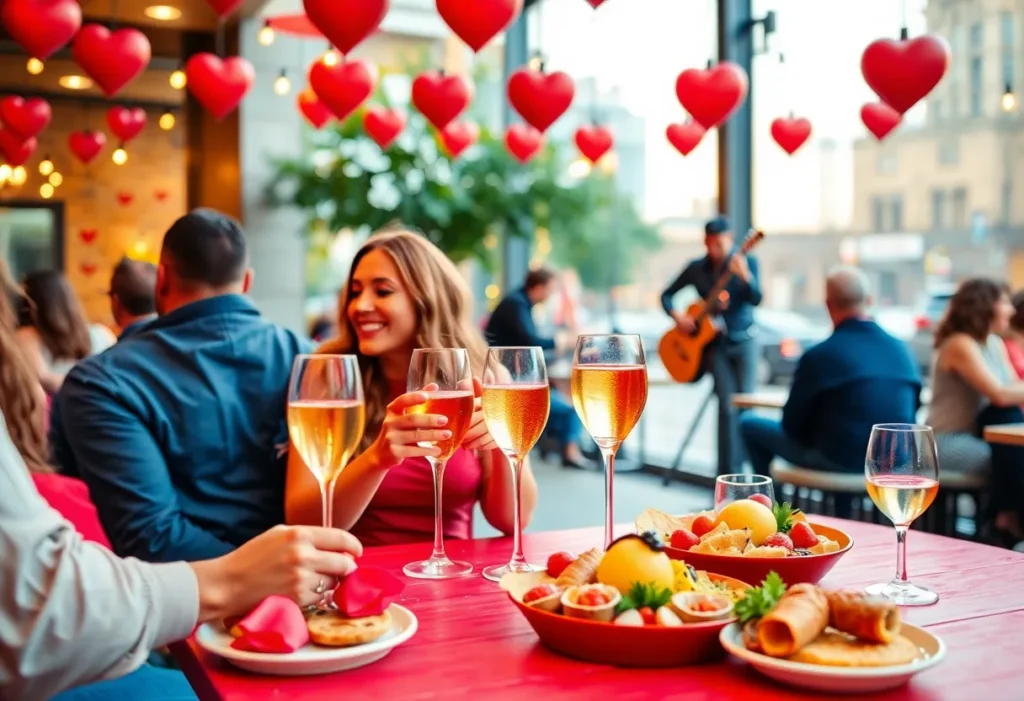 Couples enjoying unique Valentine's Day events in Dallas