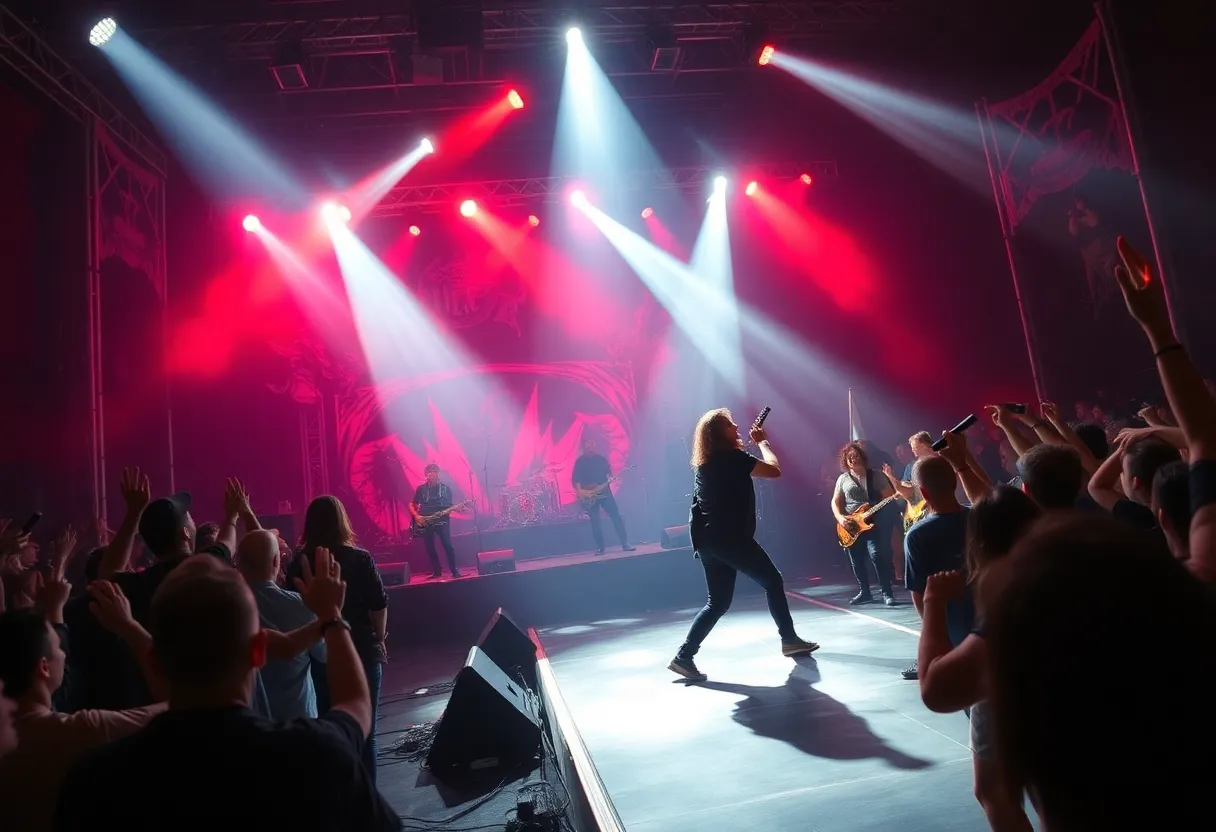 Energetic metal concert at Wacken Metal Battle USA