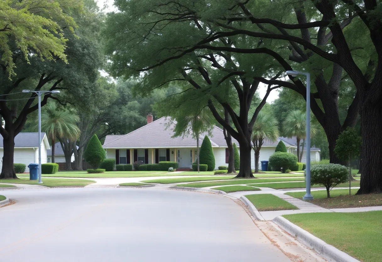 Suburban house in White Settlement, Texas