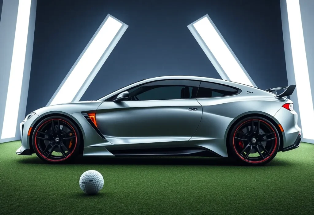 McLaren golf club demonstrating advanced technology and design.