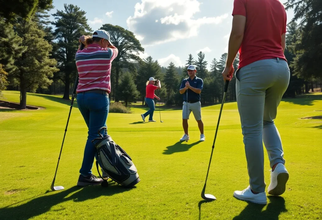 Custom fitting area at Austad's Golf with PXG equipment