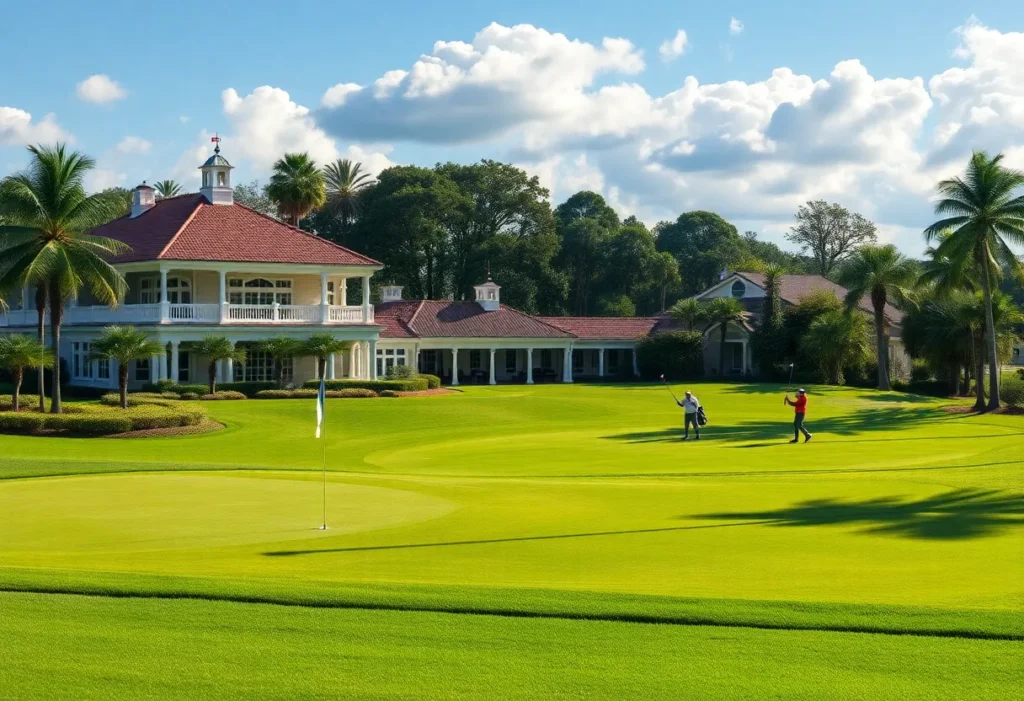 Luxurious golf course at Dutchman's Pipe Club